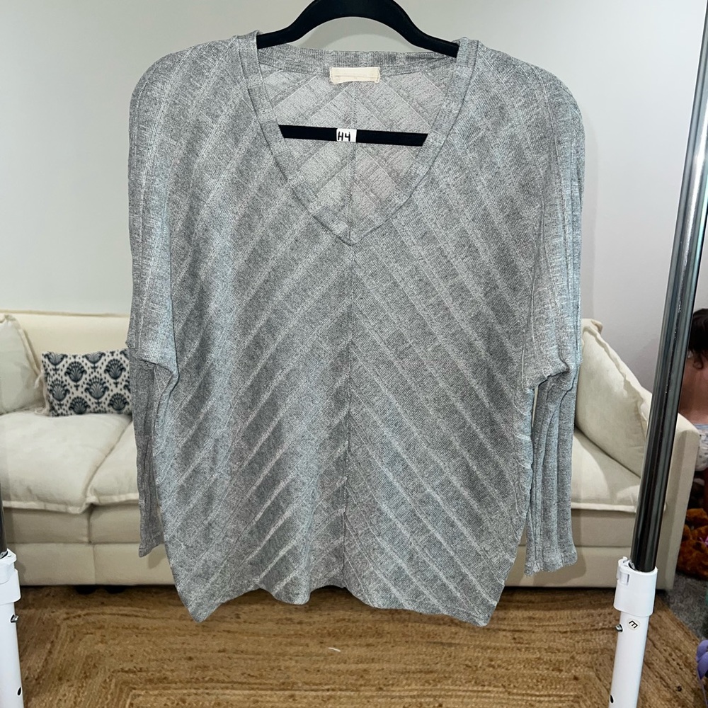 Altar’d state Gray V-Neck